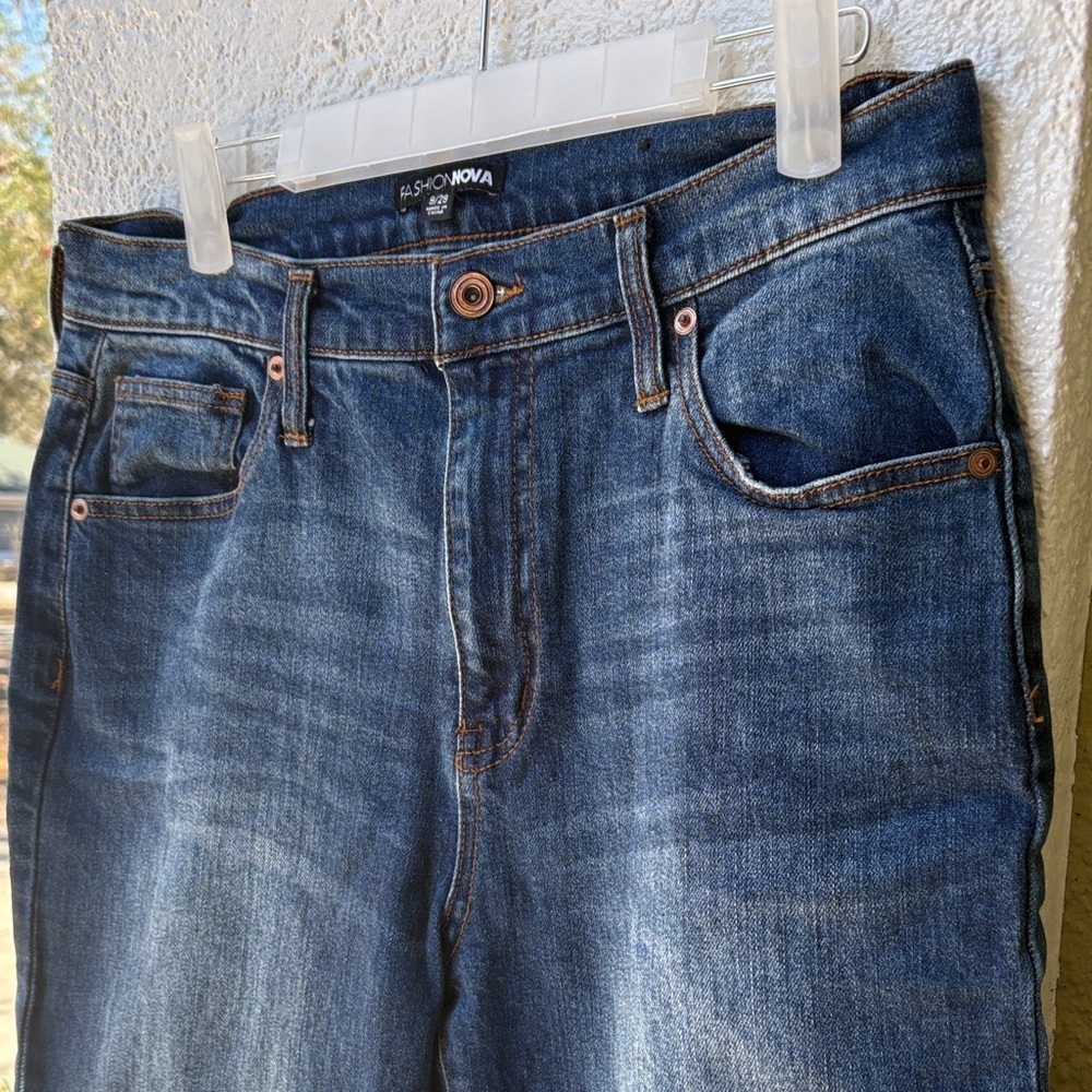 Fashion Nova Dark Blue Denim Jeans 👖